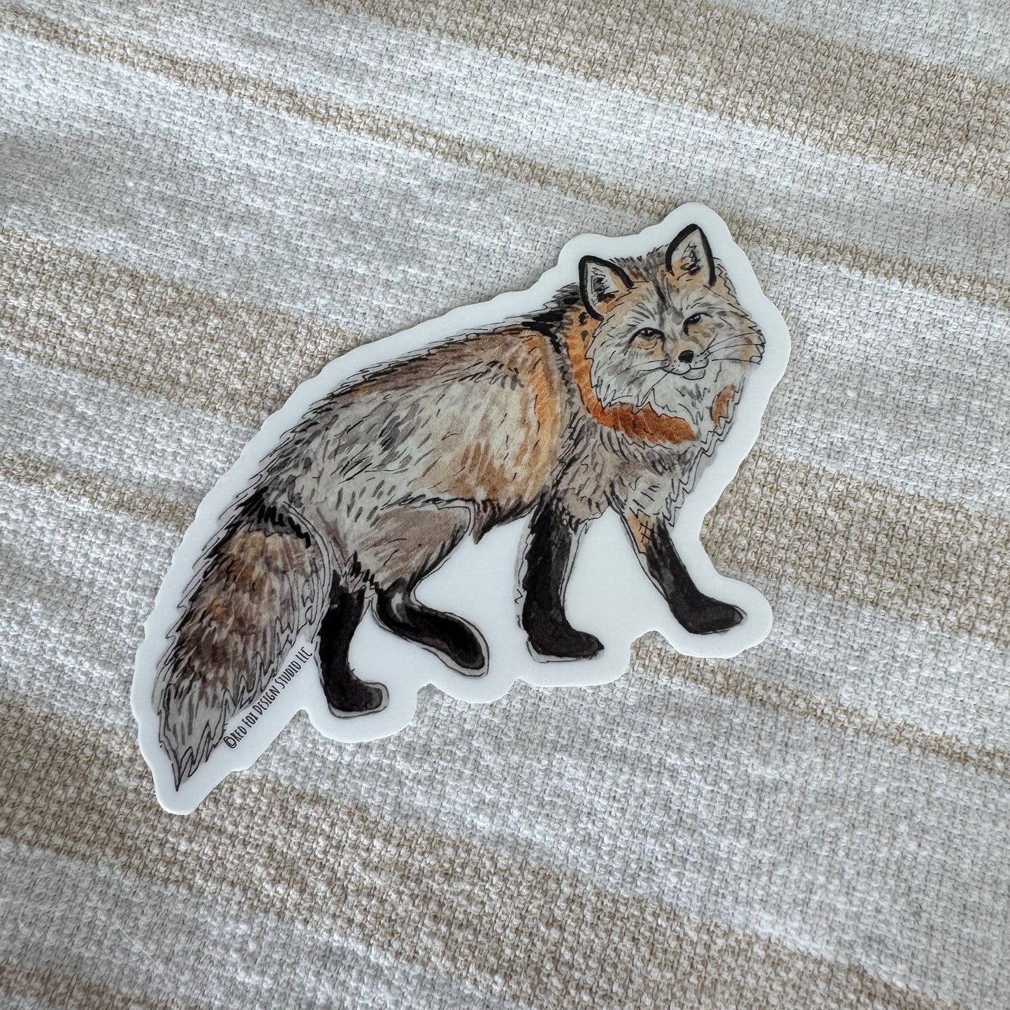 Red Fox Sticker